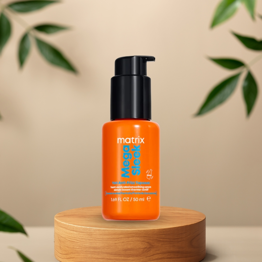Matrix. 96H Anti-Frizz Topcoat Mega Sleek Thermo-Active Smoothing Serum